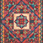 The Material Girls’ fundraiser quilt, Nature’s Jewels.