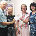 SOT-AZ also presented a check to the Patient Education Resource Center Coordinator Sharon Hammond for purchase of two computers to be used by the veterans for a variety of career and educational uses.