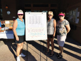 Judy Huber, Jeri Srenaski and Kay McMurray help out with the tournament.