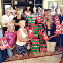 Operation Christmas Child packing party