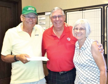 Flight one, second place:  Tom Gayer, owner, Russ Stocek and Pat Linderman