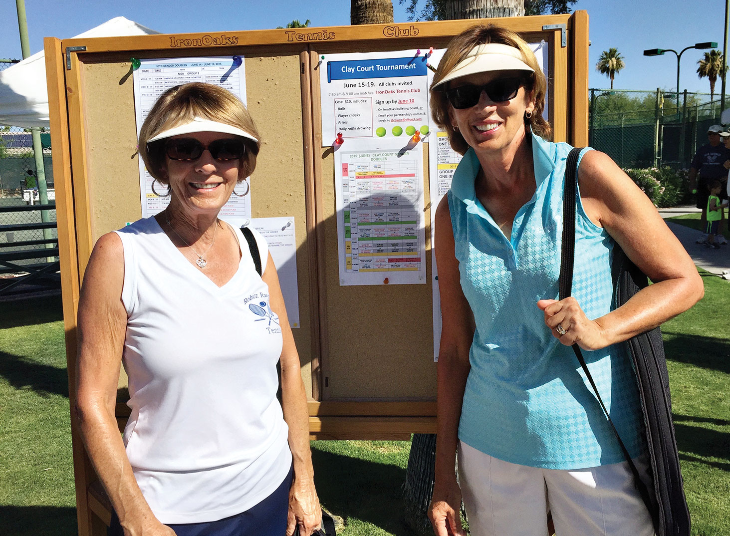Phyllis Gayer and Dee Lee, first place in 6.0 Women’s Doubles division