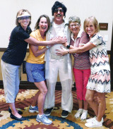 Second place: Dee Lee, Cindy Jensen, “Elvis,” Margaret Erickson and Robin Barber