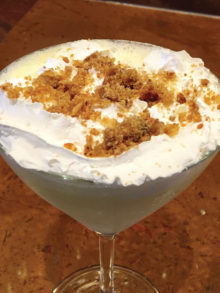 The Peach Cobbler Martini