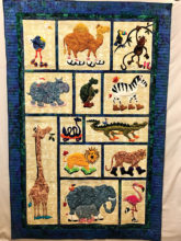 Wouldn’t you love to win this quilt? The Material Girls will be raffling it off in November.