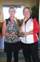 Barbara Gayer, left, and MaryLou Walton, Tournament Chair