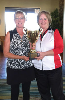 Barbara Gayer, left, and MaryLou Walton, Tournament Chair