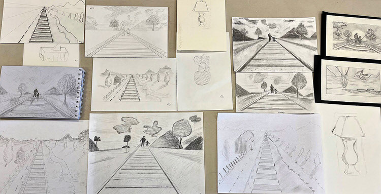 Drawings by the absolute beginner class