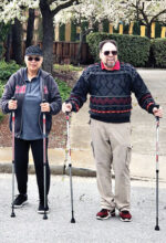 Denise, diagnosed with PD in 2018, with her spouse Bernard, expert care partner featured in the Care Partner Program.