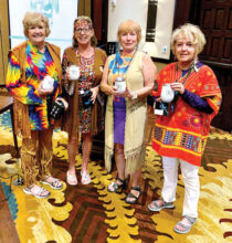 The winning team of Hippie Chicks: Jeri Srenaski, Barbara Gayer, Judy Brozek, and Patti Baumann.