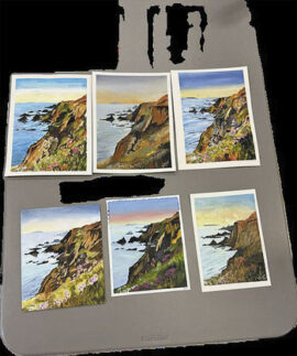 Monday afternoon acrylic paintings