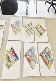 Thursday morning watercolors