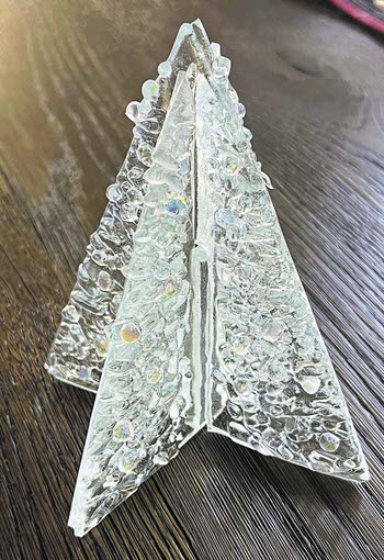 Crystal Christmas tree by Cathy Rodine