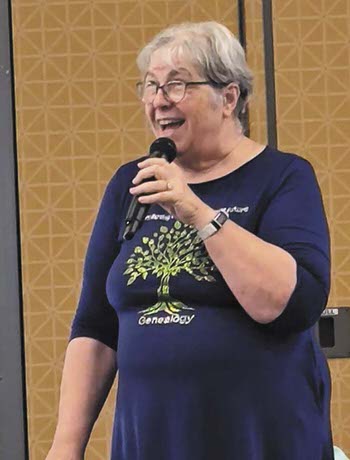 Marilyn Simliness, genealogist