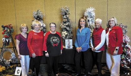 Christmas Tree Raffle winners and designers
