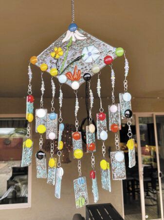 Flower windchimes byJoann Silva